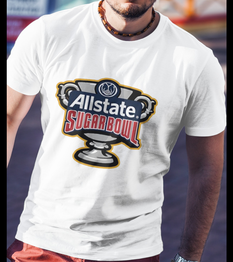 Allstate Sugar Bowl Trophy Iconic Championship Event T-Shirt