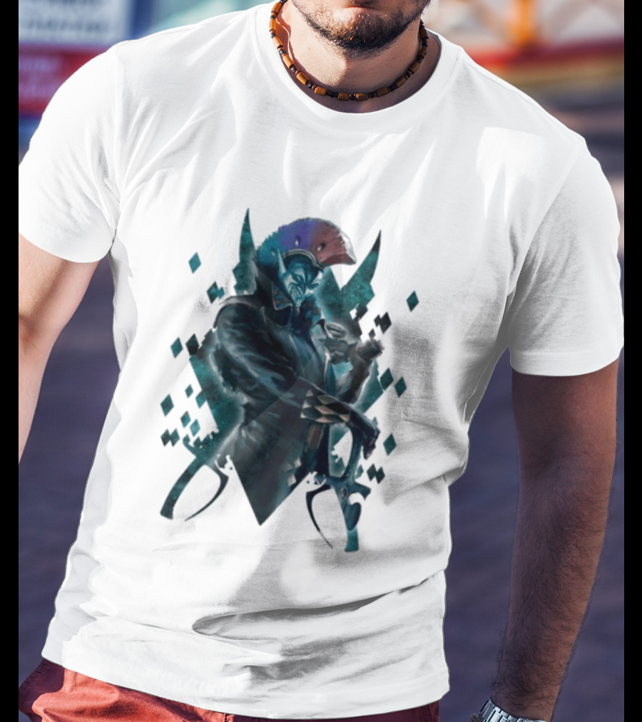 Warhammer 40 000 Aeldari Harlequin Character Iconic Fantasy Gaming T-Shirt