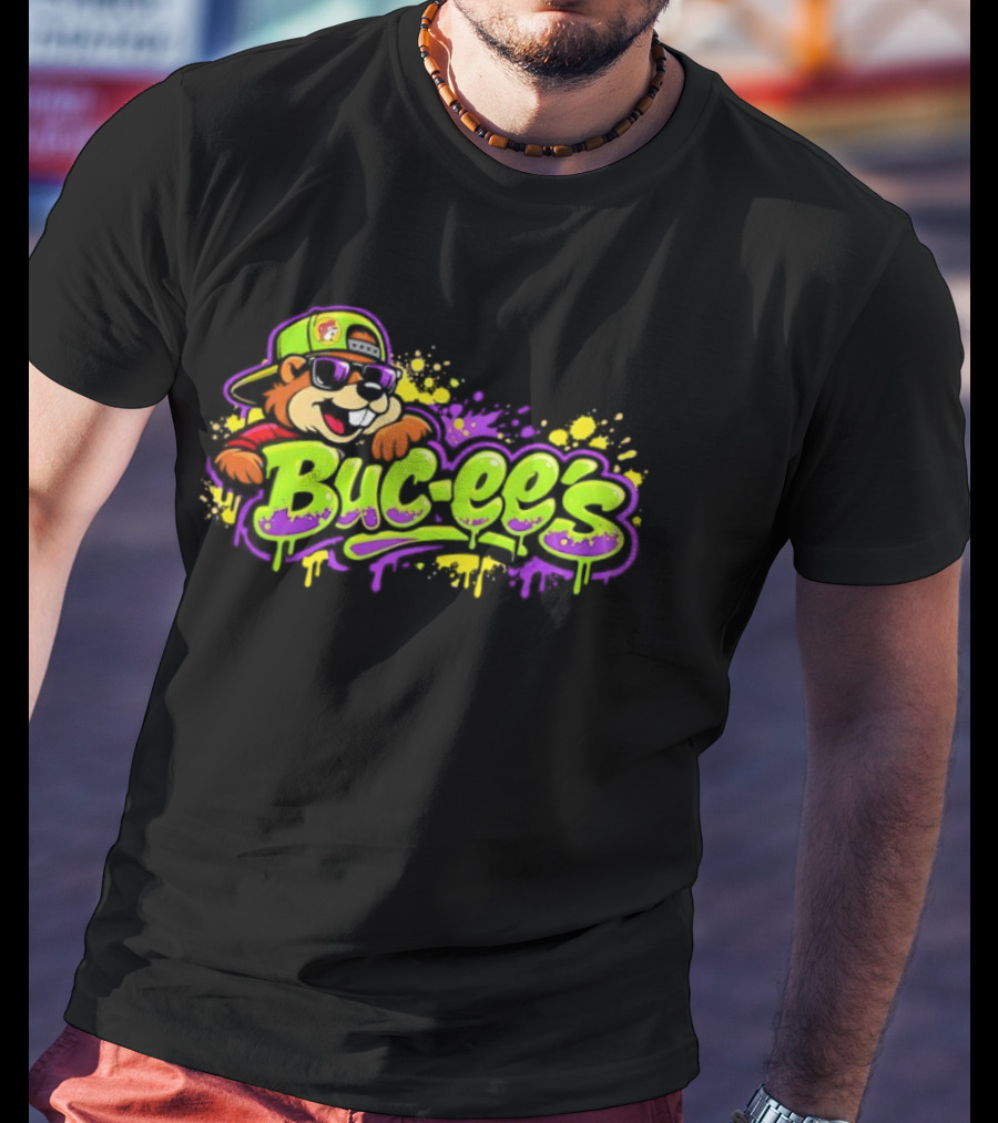 Buc Ee's 6 7 Hip Hop Streetwear Vibes With Cool Shades And Cap T-Shirt