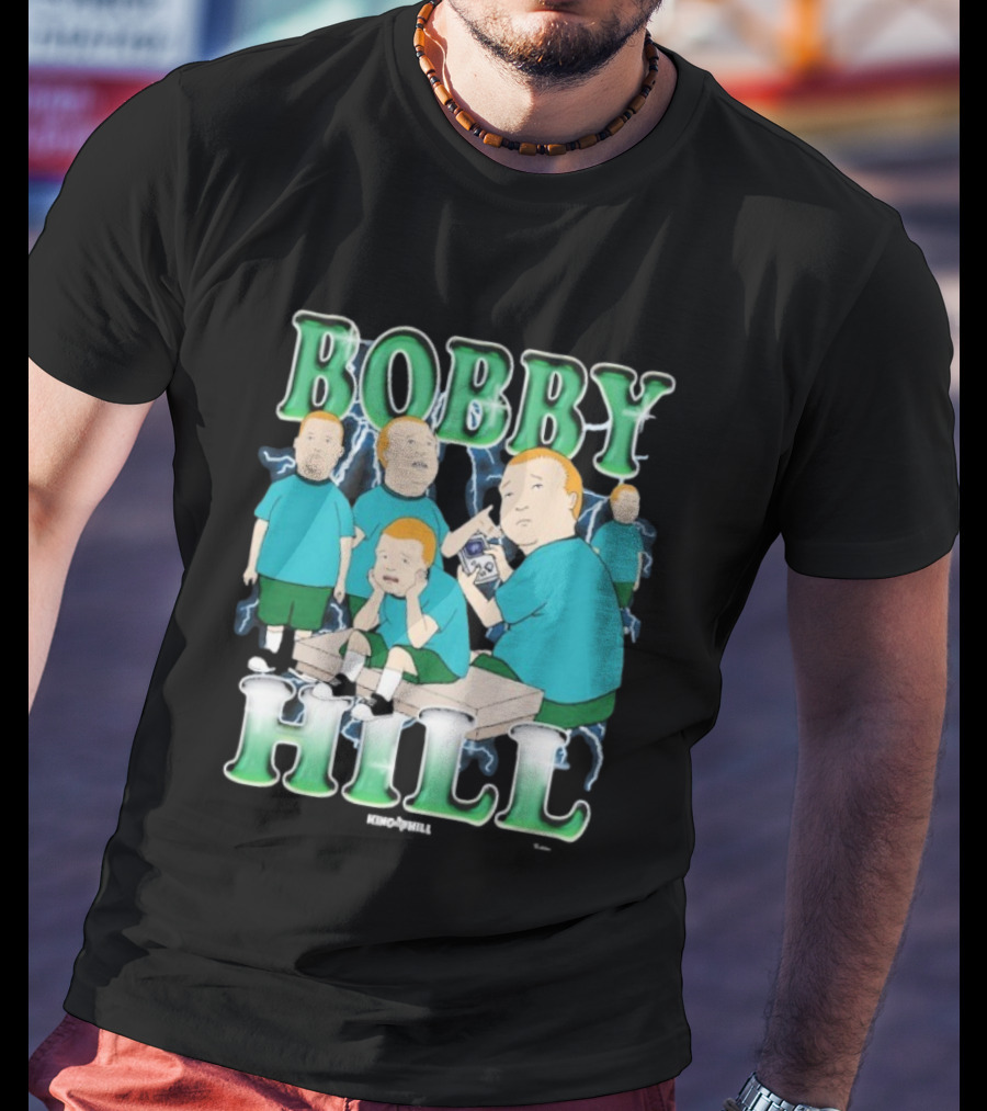 Bobby Hill King Of The Hill Heartthrob Character Montage T-Shirt