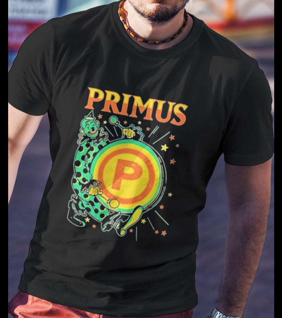 Primus Send In The Clowns New Year's Eve Oakland 2025 Event Featuring Drummer T-Shirt