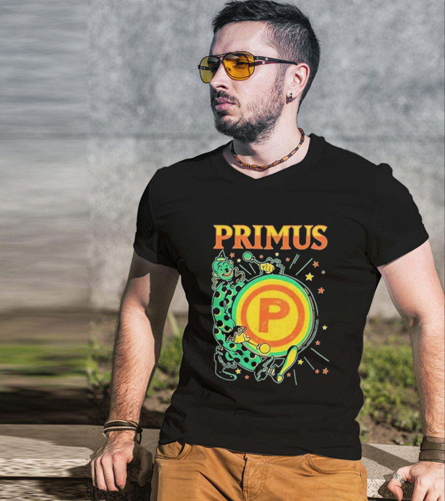 Primus Send In The Clowns New Year's Eve Oakland 2025 Event Featuring Drummer T-Shirt