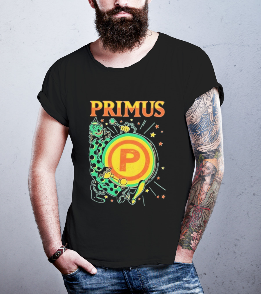 Primus Send In The Clowns New Year's Eve Oakland 2025 Event Featuring Drummer T-Shirt