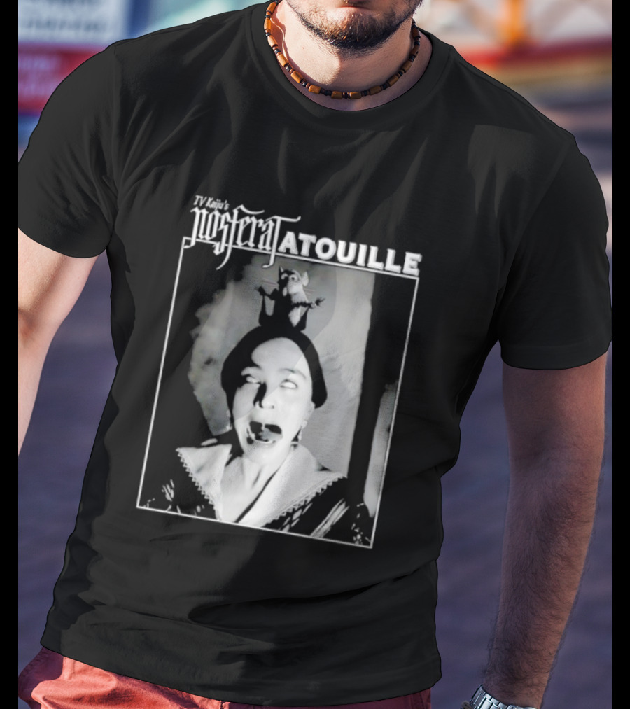 TV Kaiju Nosferatatouille Horror Rat Vampire Mashup T-Shirt