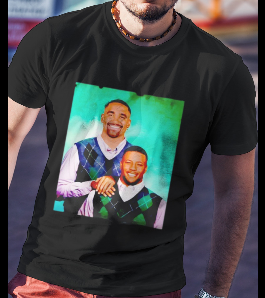 Saquon Barkley Philly Step Brothers Sweater Duo T-Shirt