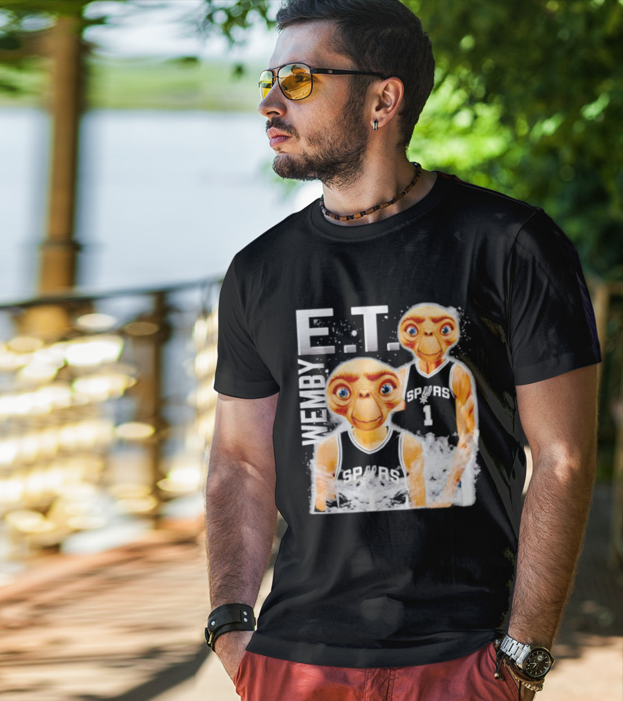 Wemby E.T. Victor Wembanyama San Antonio Spurs Basketball T-Shirt