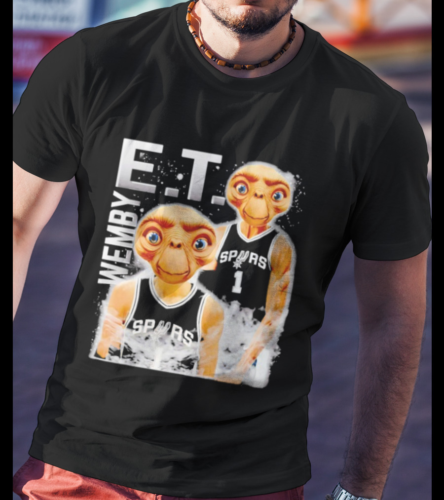 Wemby E.T. Victor Wembanyama San Antonio Spurs Basketball T-Shirt