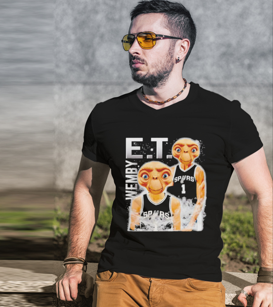 Wemby E.T. Victor Wembanyama San Antonio Spurs Basketball T-Shirt