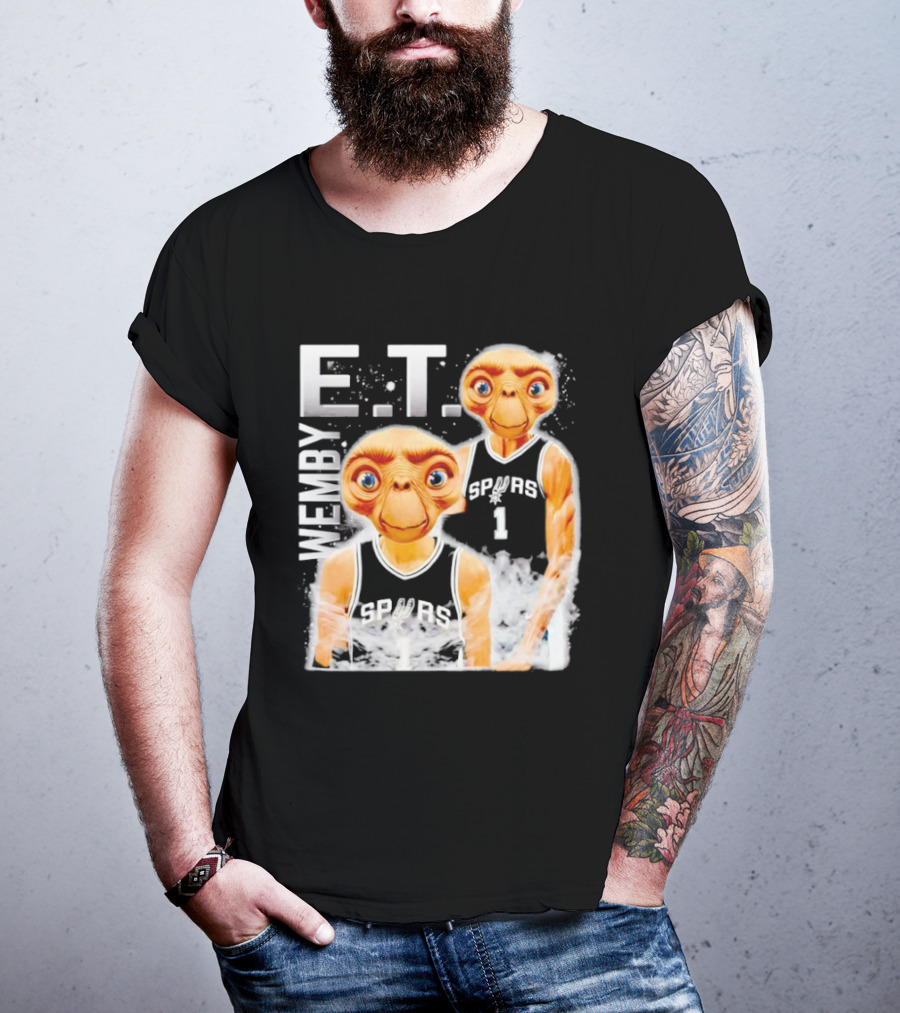 Wemby E.T. Victor Wembanyama San Antonio Spurs Basketball T-Shirt