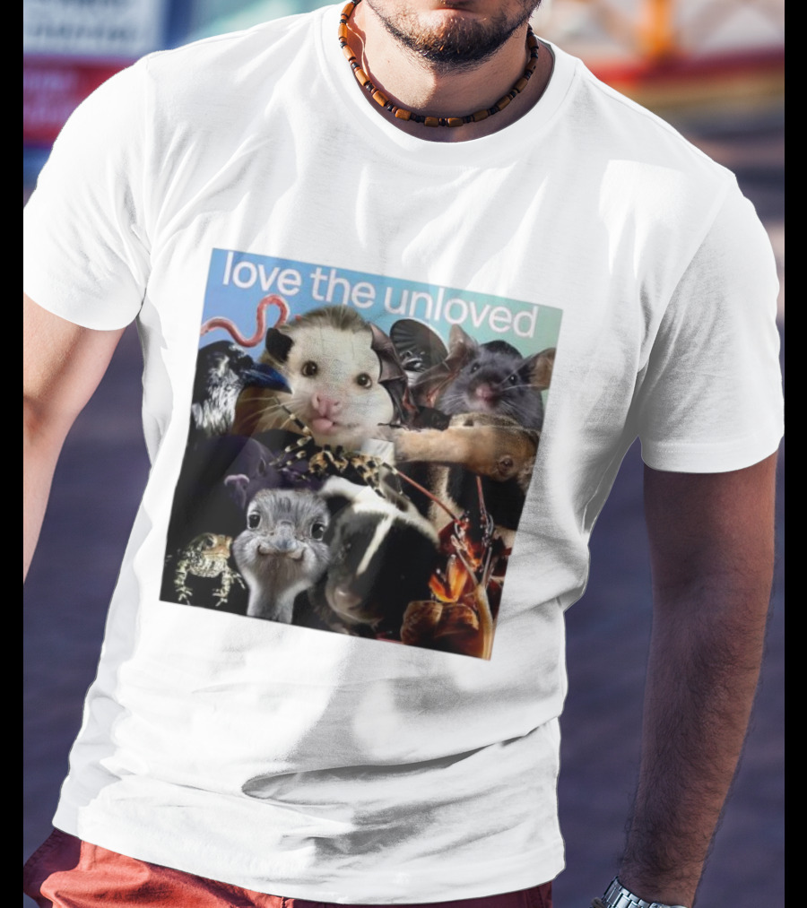 Love The Unloved Animal Collage T-Shirt