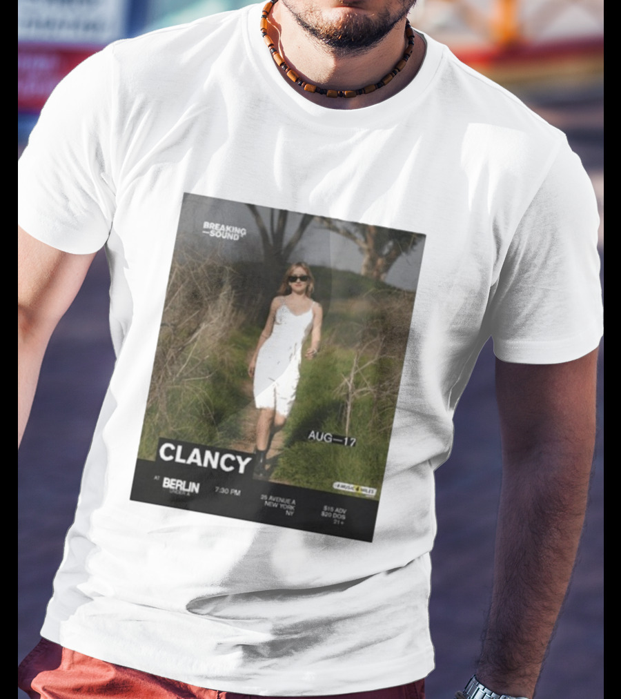 Clancy Breaking Sound Berlin August 17 Event New York Venue Details T-Shirt