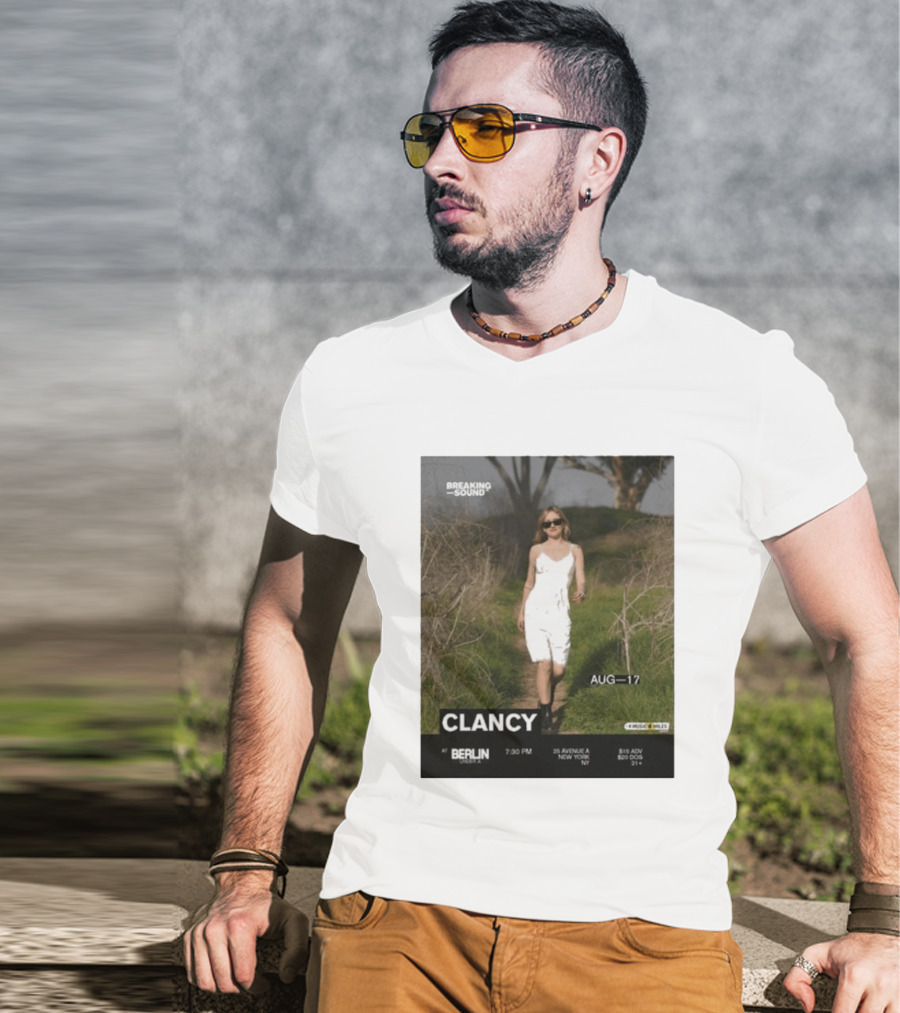 Clancy Breaking Sound Berlin August 17 Event New York Venue Details T-Shirt