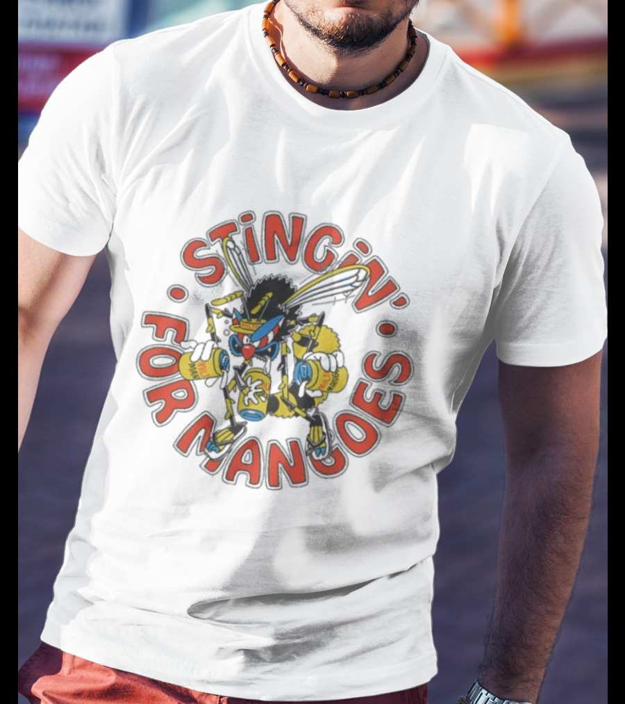 Stingin' For Mangoes Milton Mango Beer Can Bandit T-Shirt