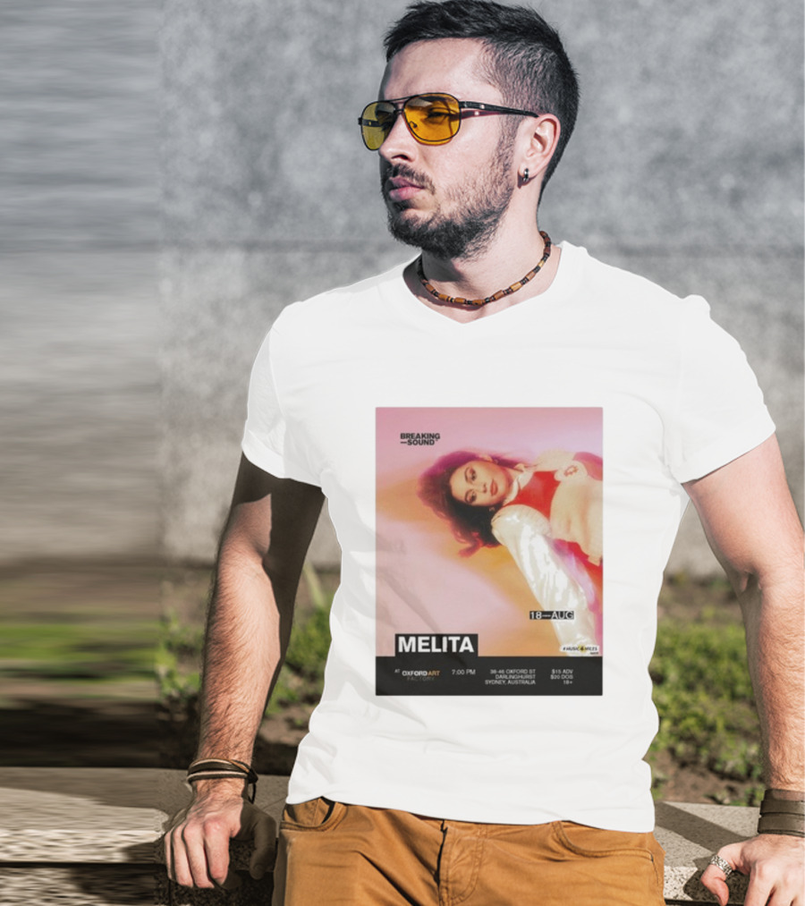Melita Breaking Sound Oxford Art Darlinghurst Sydney Australia August 18 Event T-Shirt