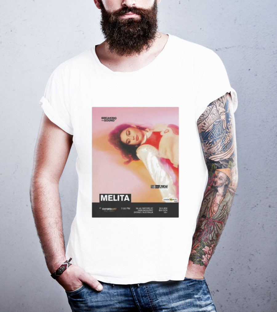 Melita Breaking Sound Oxford Art Darlinghurst Sydney Australia August 18 Event T-Shirt