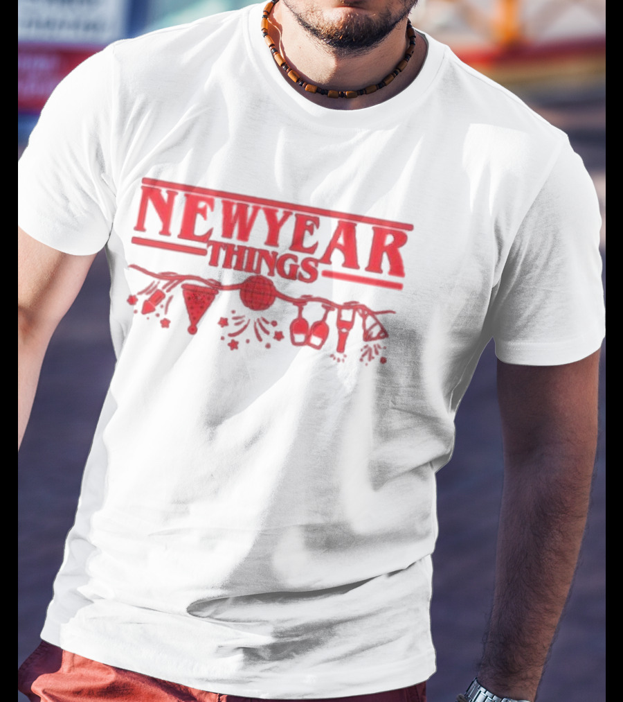 New Year Things Holiday Celebration Parody Lights Party Iconic T-Shirt