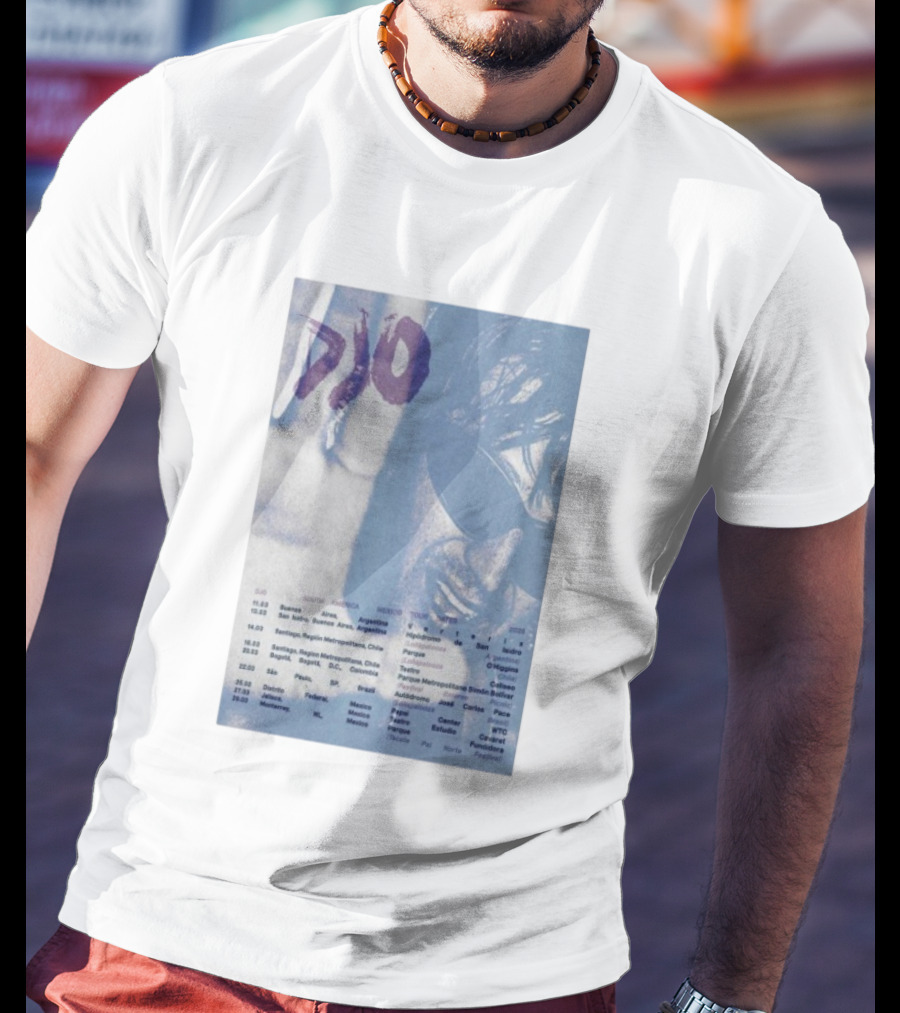 DJO South America Mexico Tour Santiago Region Mar 14 2026 Dates And Venues T-Shirt