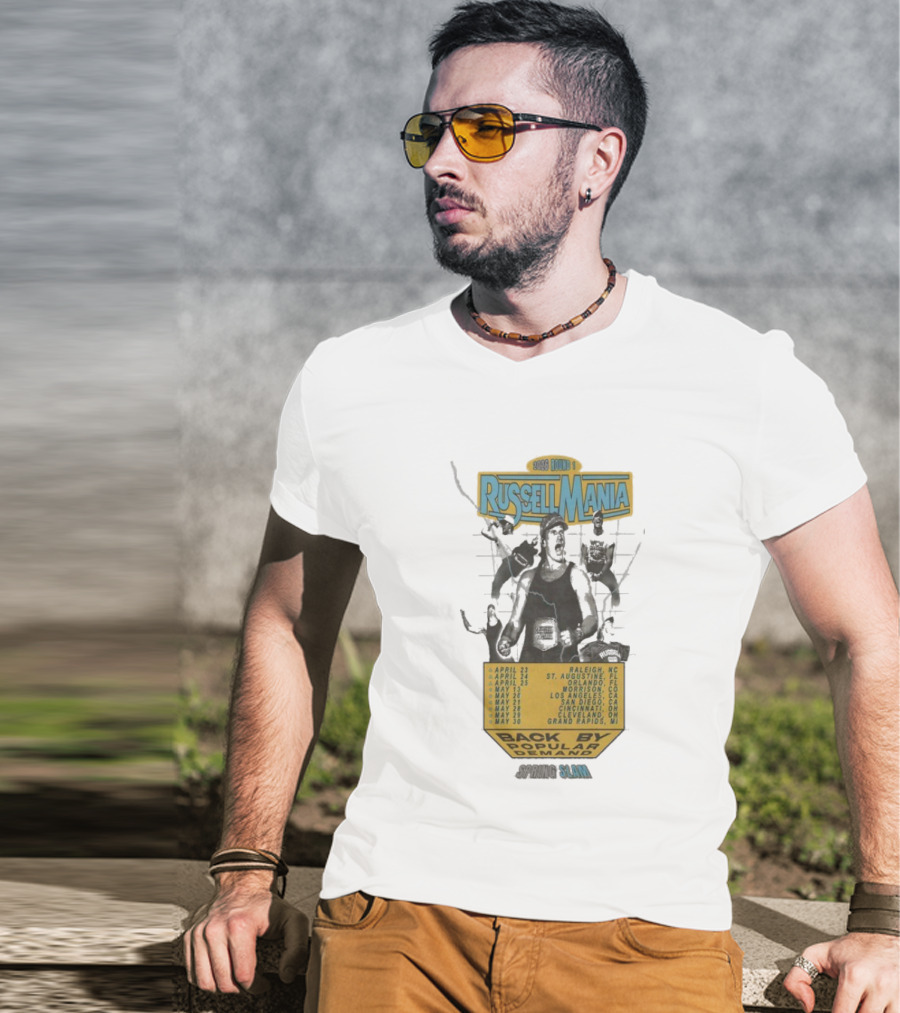 Russell Dickerson Back By Popular Demand Spring Slam Tour 2026 T-Shirt