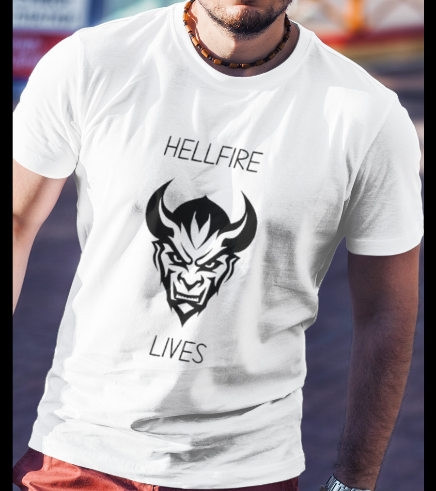 Hellfire Lives Demon Face T-Shirt