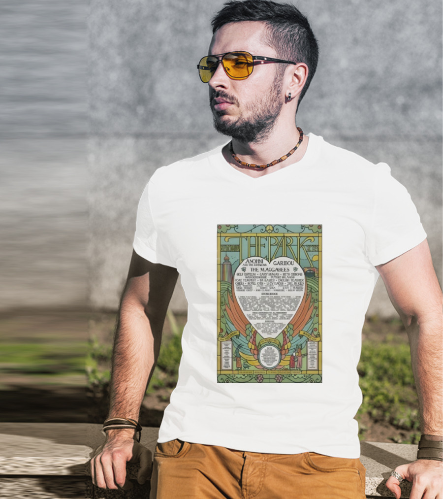 Glastonbury Festival 2025 The Park Anohni The Maccabees Lineup T-Shirt