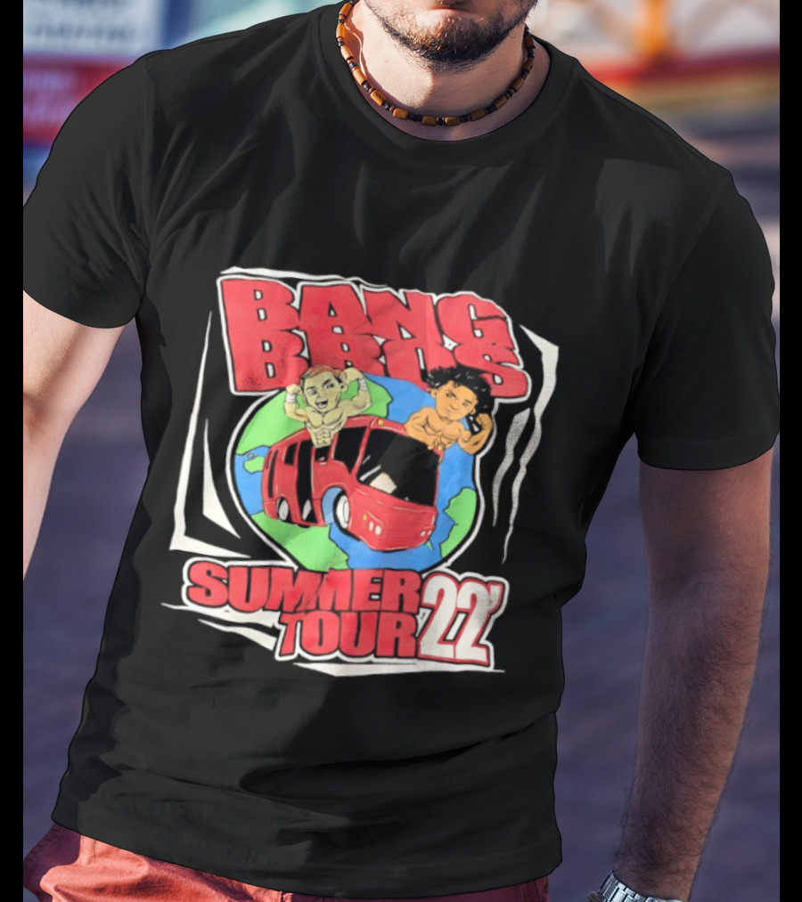 Bang Bros Summer Tour 2022 Globe And Van Adventure T-Shirt