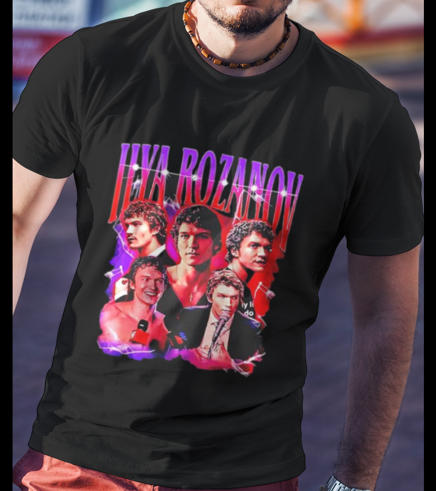 Ilya Rozanov Shane Hollander Vintage Retro 90s Collage T-Shirt