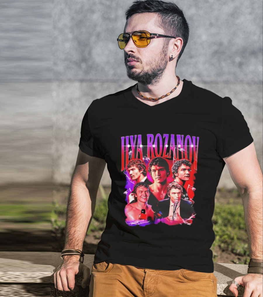 Ilya Rozanov Shane Hollander Vintage Retro 90s Collage T-Shirt