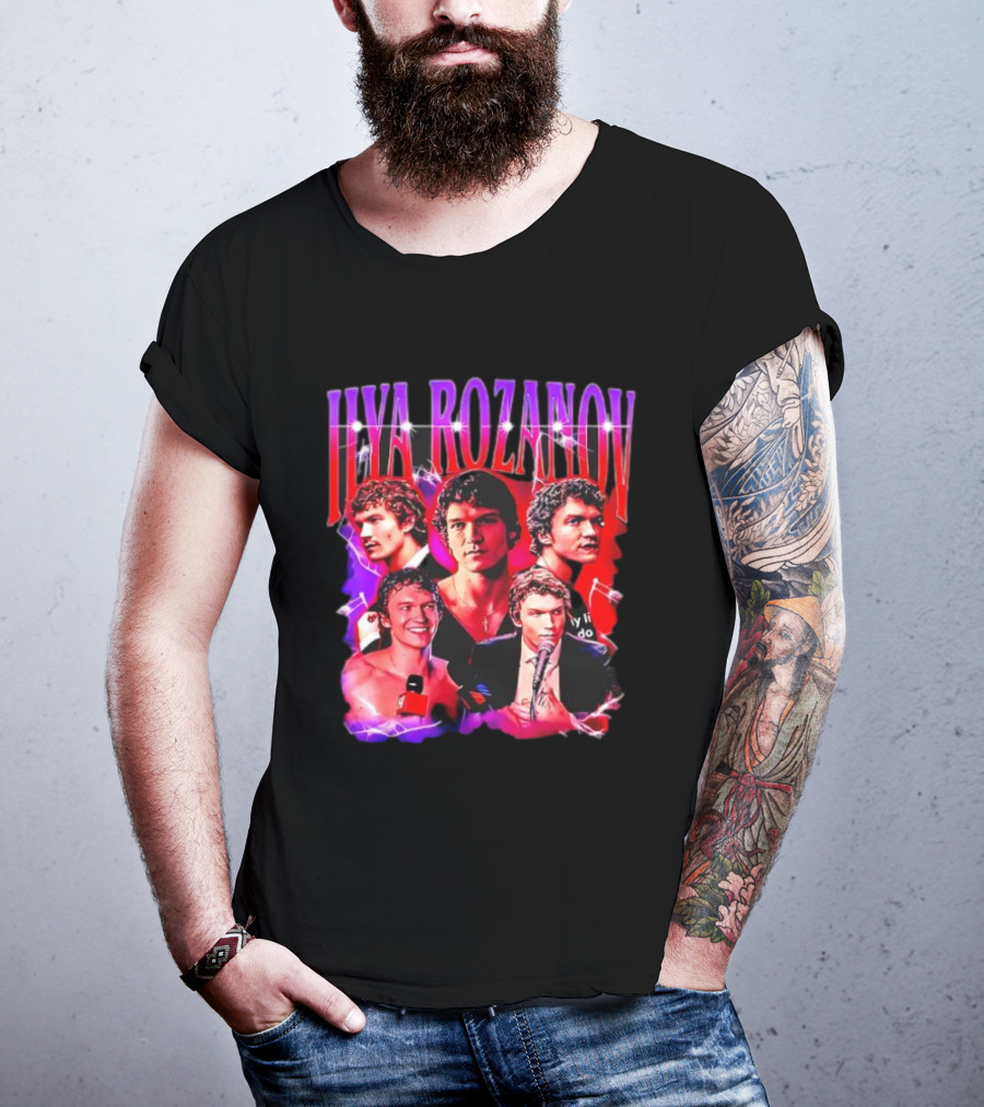 Ilya Rozanov Shane Hollander Vintage Retro 90s Collage T-Shirt
