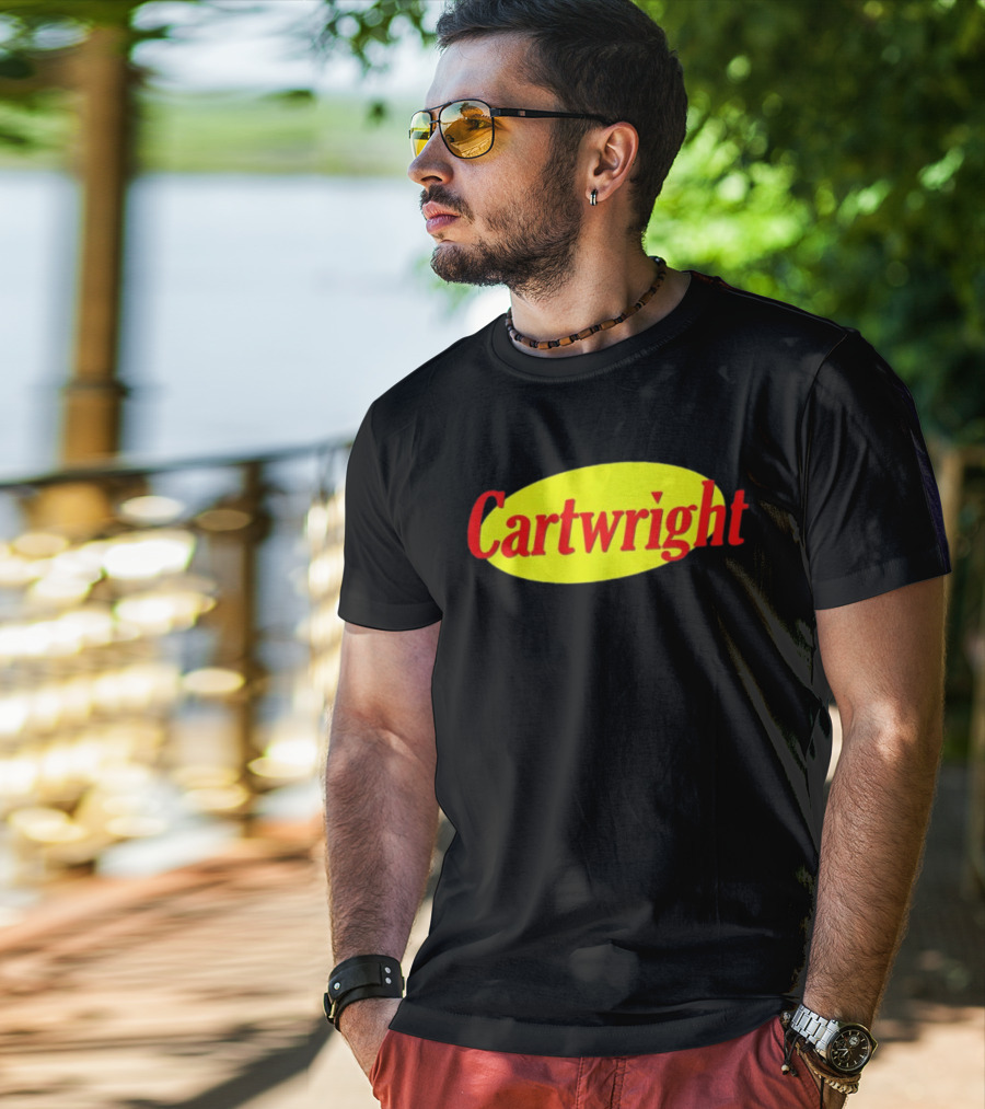 Cartwright Seinfeld Yellow Oval Iconic T-Shirt
