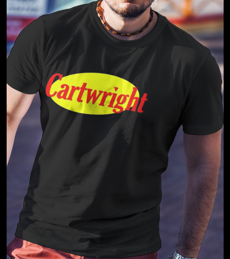 Cartwright Seinfeld Yellow Oval Iconic T-Shirt