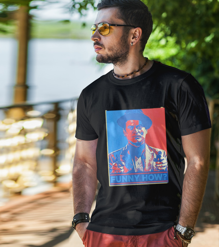 Joe Pesci Goodfellas Funny How Red Blue Pop T-Shirt
