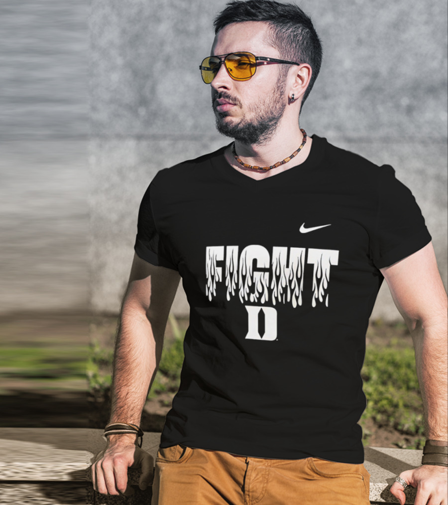 Nike Fight Duke Blue Devils D Dripping T-Shirt