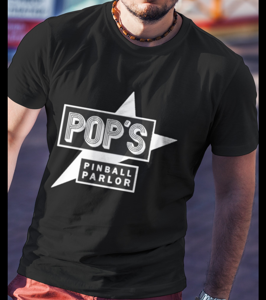 Pop’s Pinball Parlor Logo T-Shirt