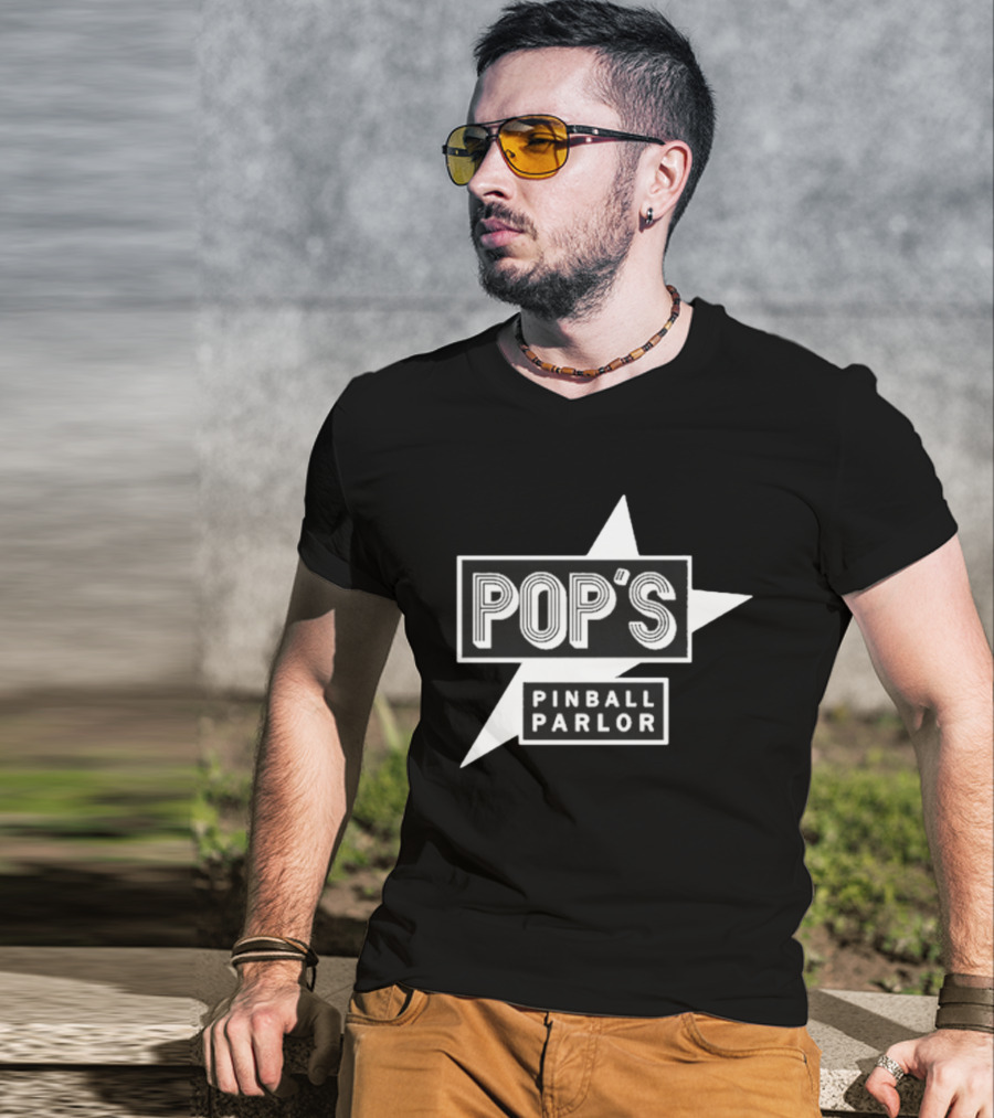 Pop’s Pinball Parlor Logo T-Shirt