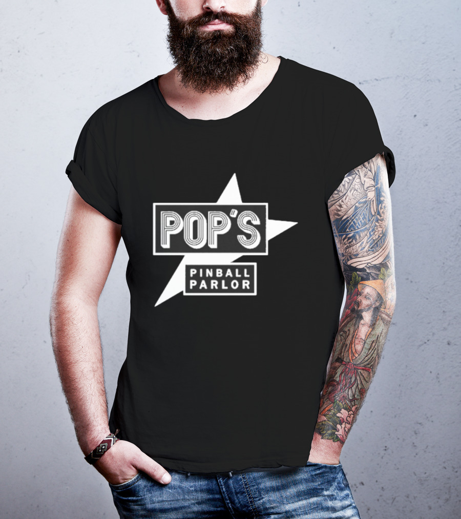 Pop’s Pinball Parlor Logo T-Shirt