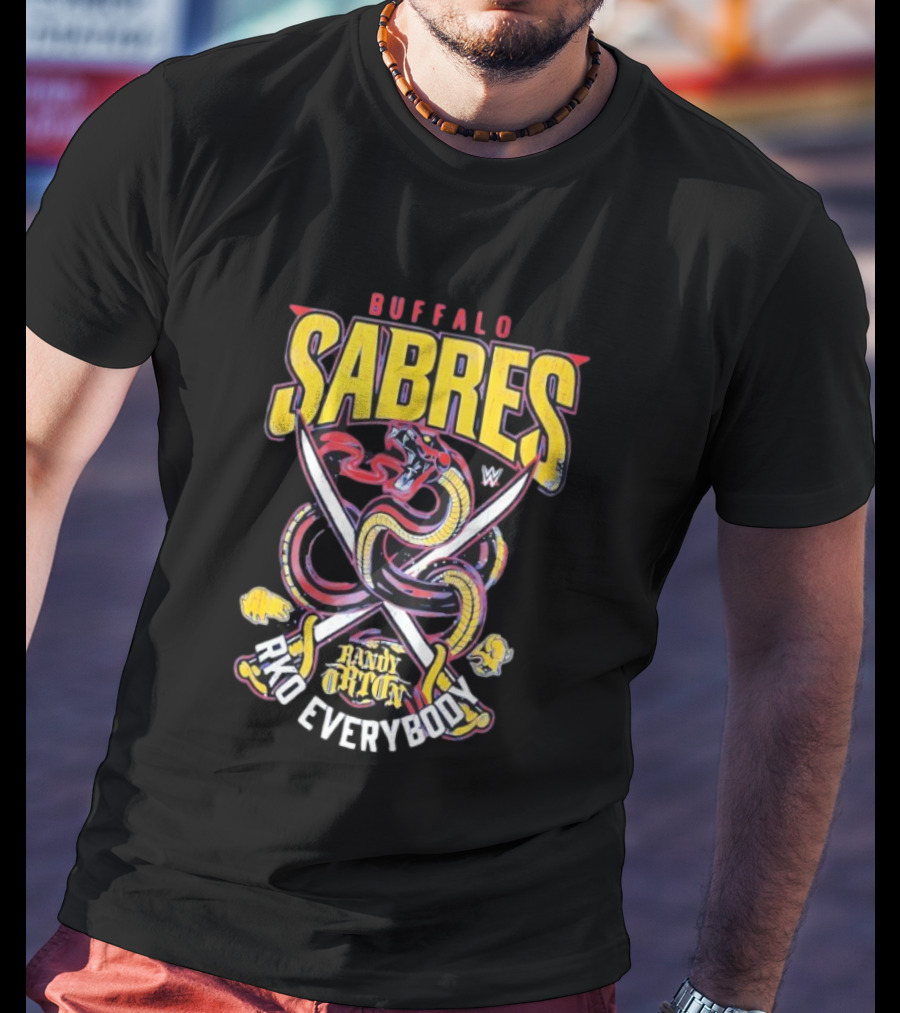 Buffalo Sabres Randy Orton Snake RKO Everybody T-Shirt