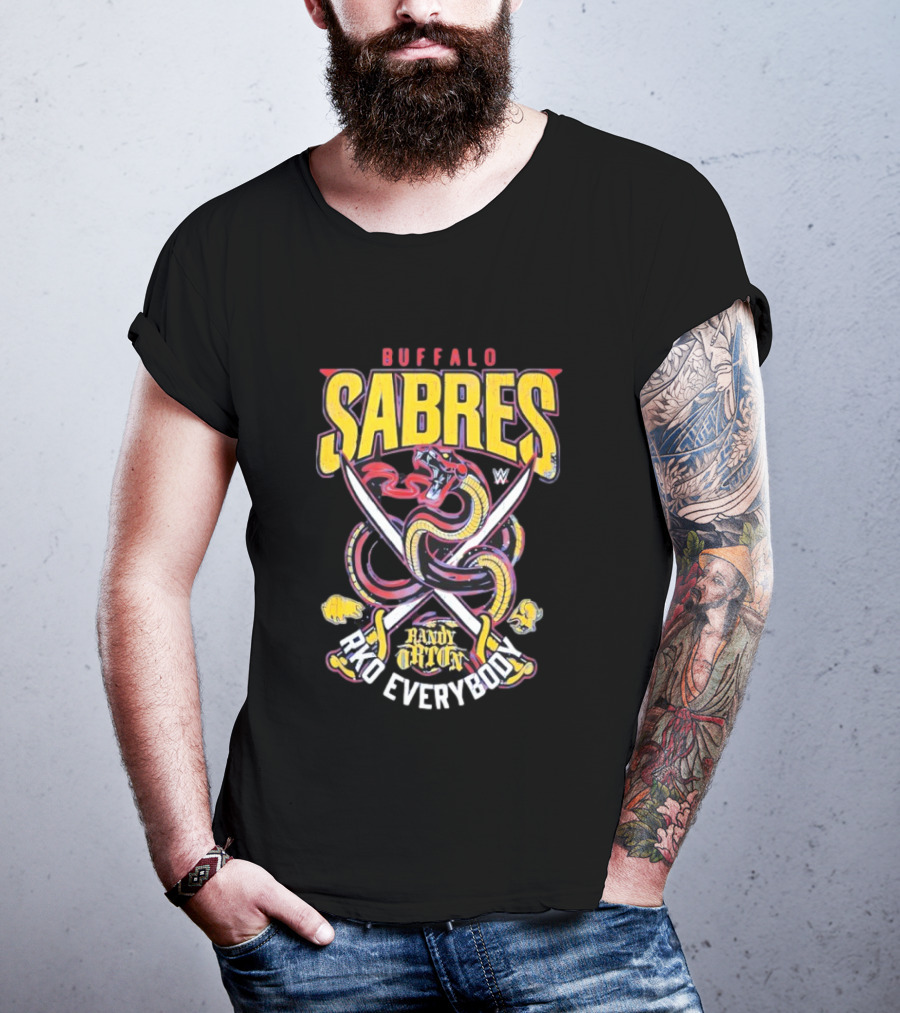 Buffalo Sabres Randy Orton Snake RKO Everybody T-Shirt