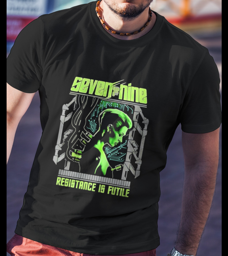 Seven Of Nine Resistance Is Futile Borg Assimilation T-Shirt