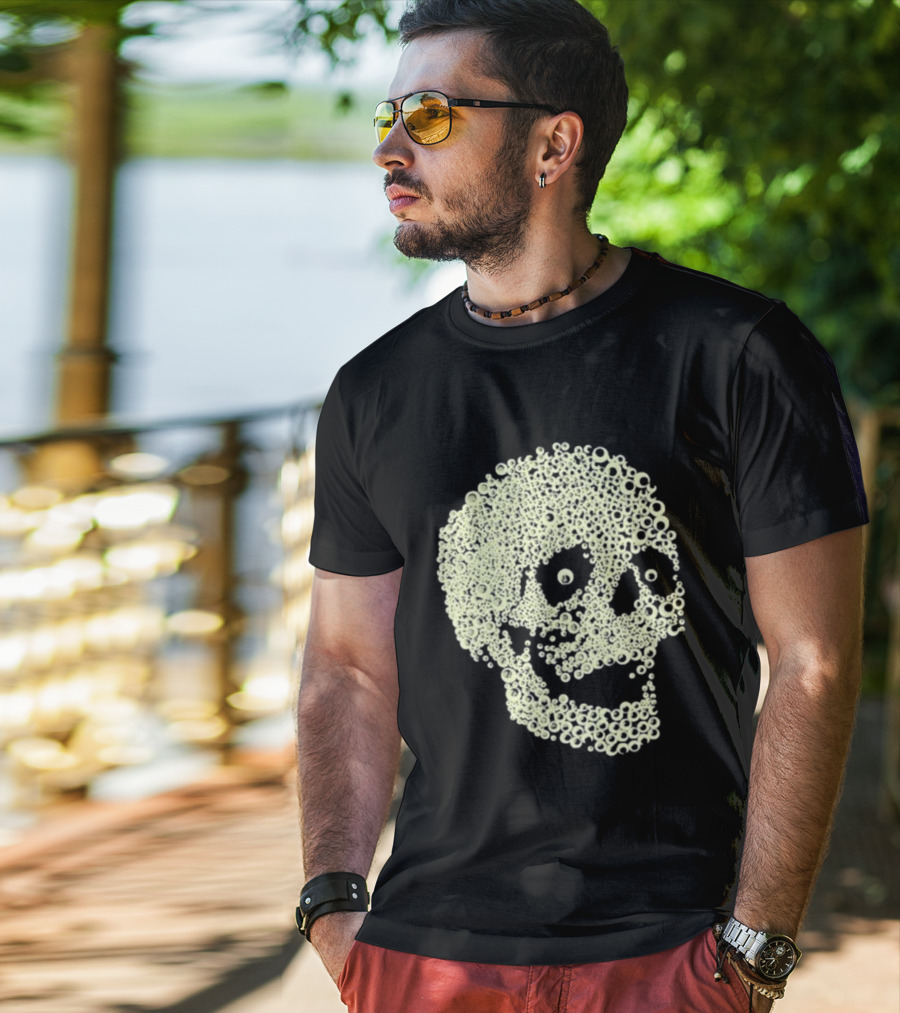 Noah Scalin Googly Eye Skull Creativity Halloween Essence T-Shirt