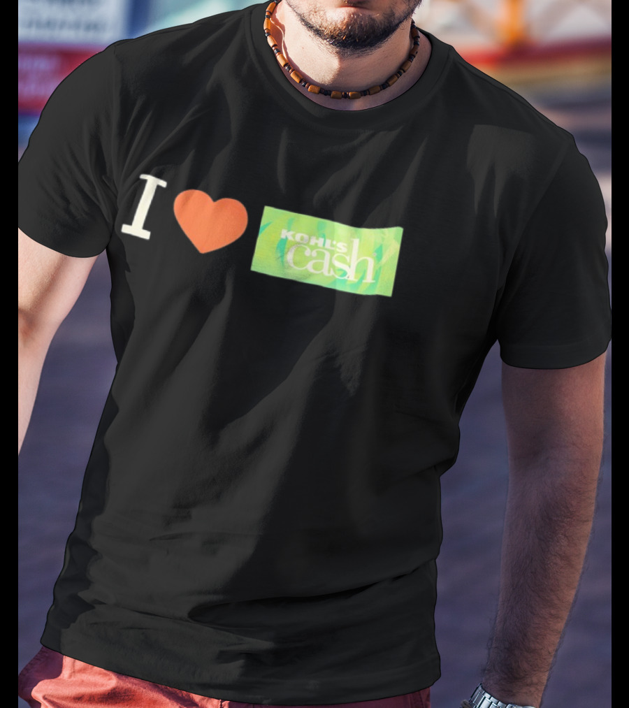 I Love Kohl's Cash Green Heart T-Shirt