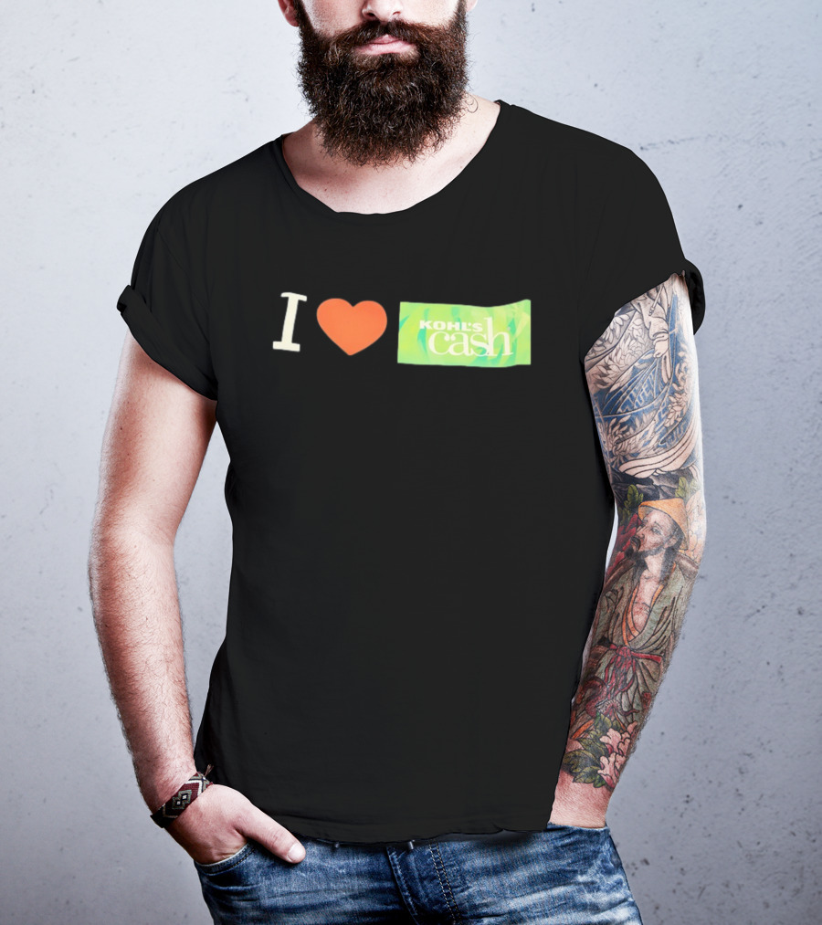 I Love Kohl's Cash Green Heart T-Shirt