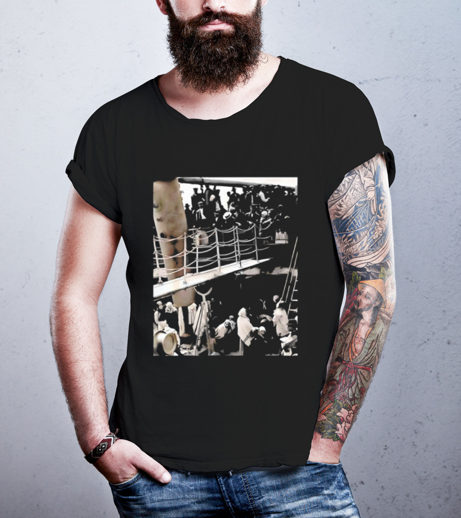 The Steerage Alfred Stieglitz Iconic Photographic Image Steamship Passengers 20th Century T-Shirt
