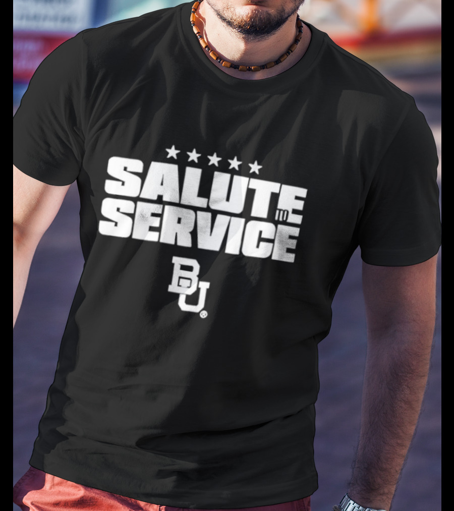 Baylor Bears BU Salute To Service Stars T-Shirt