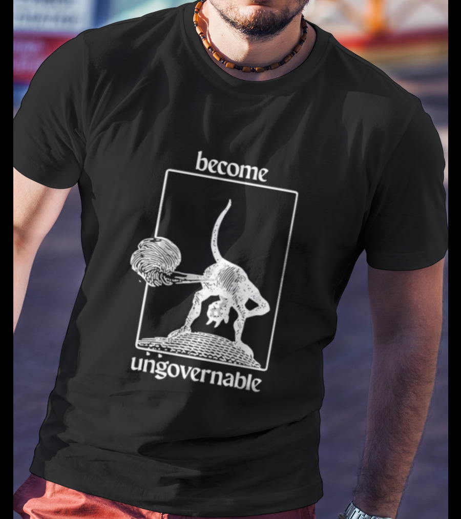 Become Ungovernable Possum With Bat T-Shirt