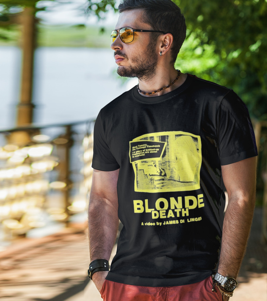Blonde Death Teenage Timebomb Video By James D Lange 12 Years Frustration Explosion T-Shirt