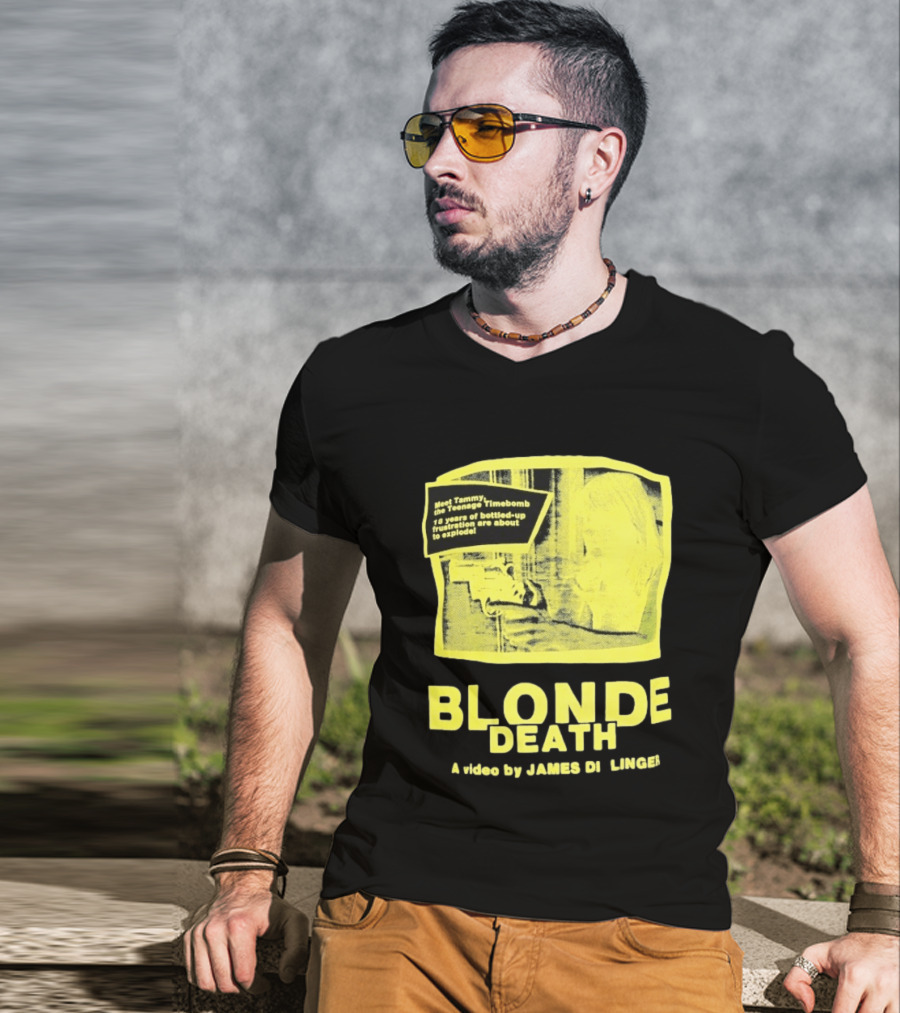 Blonde Death Teenage Timebomb Video By James D Lange 12 Years Frustration Explosion T-Shirt