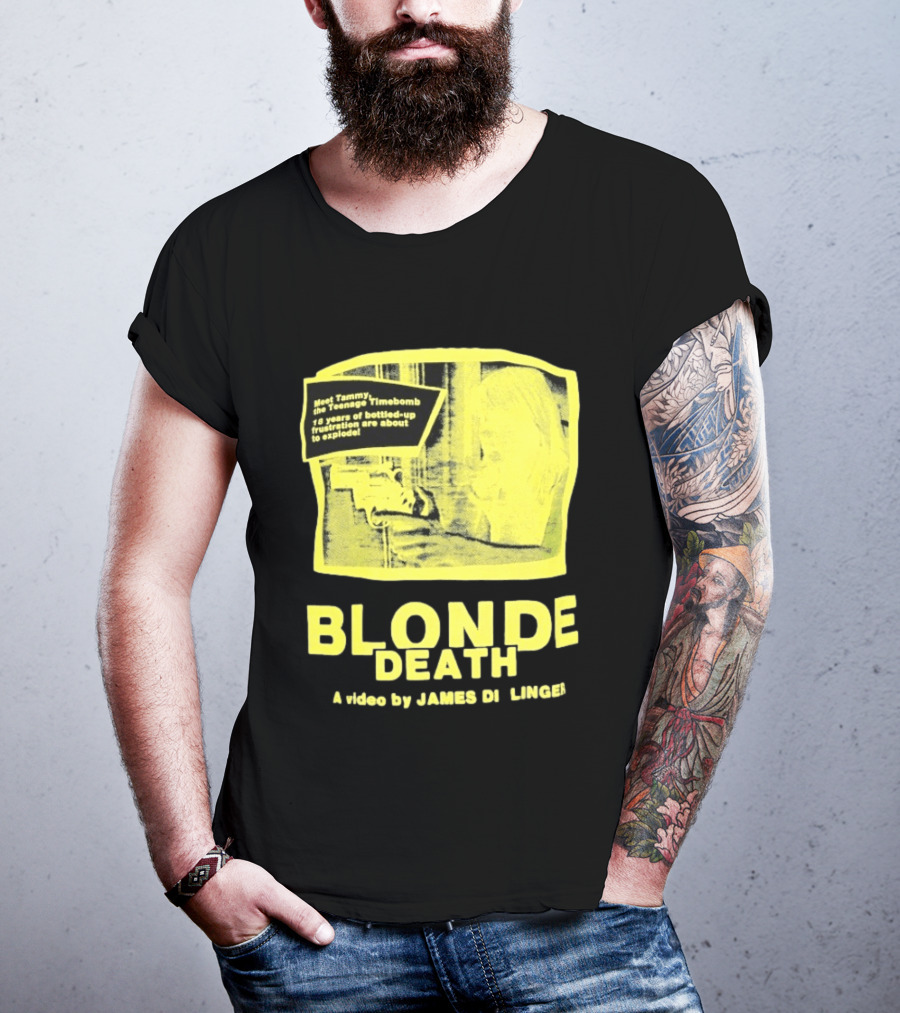 Blonde Death Teenage Timebomb Video By James D Lange 12 Years Frustration Explosion T-Shirt