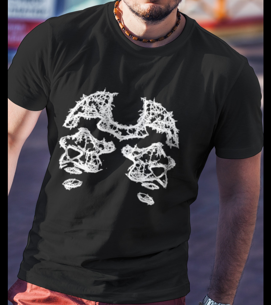 Dos Mil Torn Bone Winged Skull Structure T-Shirt