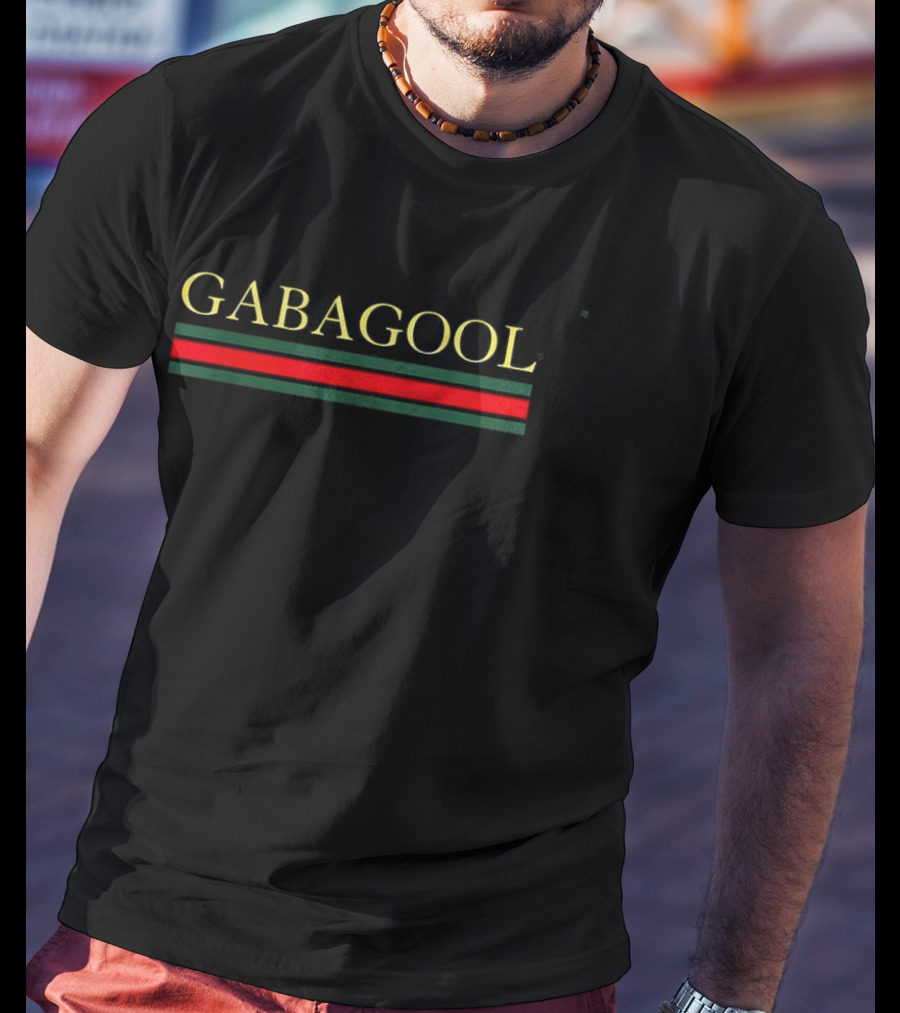 Gabagool Italian Stripes Satire Sopranos T-Shirt