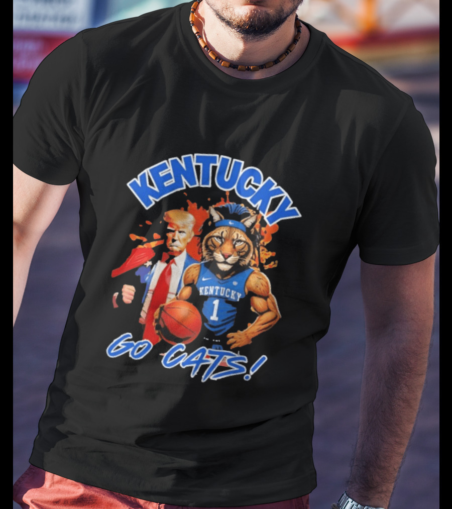 Kentucky Wildcats Trump Basketball Go Cats T-Shirt